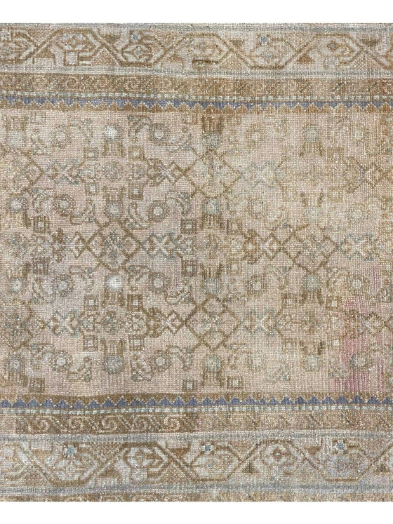 3x13 Antique Persian Angles Runner - 107415.