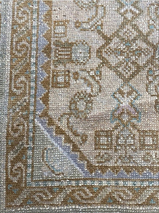 3x13 Antique Persian Angles Runner - 107415.