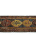 3x13 Antique Persian Kordish Runner - 109075.