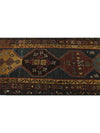 3x13 Antique Persian Kordish Runner - 109075.