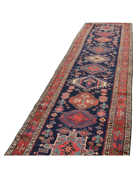 3x13 Old Persian Heriz Runner – 110318.