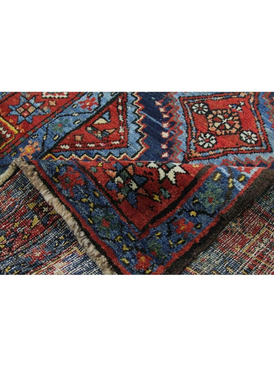 3x13 Old Persian Heriz Runner Rug - 110401.