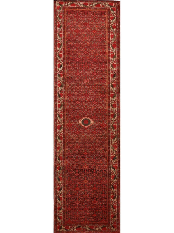 3x13 Old Persian Malayer Runner Rug - 110567.