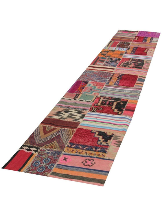 3x13 Patchwork Persian Runner - 109149.