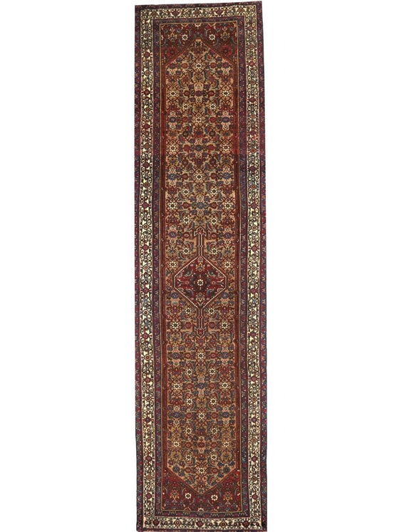 3x14  Antique Persian Kordish Runner - 110236.