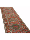 Old Persian Heriz  Area Rug - 3.4x14.0 - Rust - 110592.