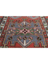 Old Persian Heriz  Area Rug - 3.4x14.0 - Rust - 110592.