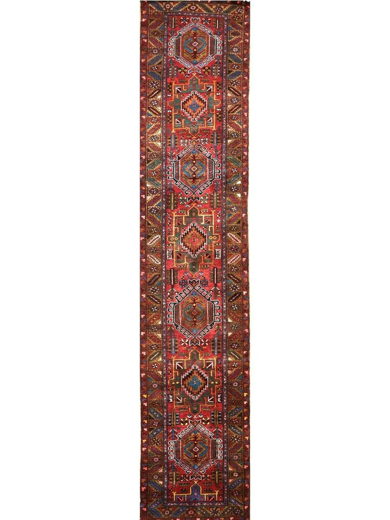 3x14 Old Persian Heriz Runner – 110277.