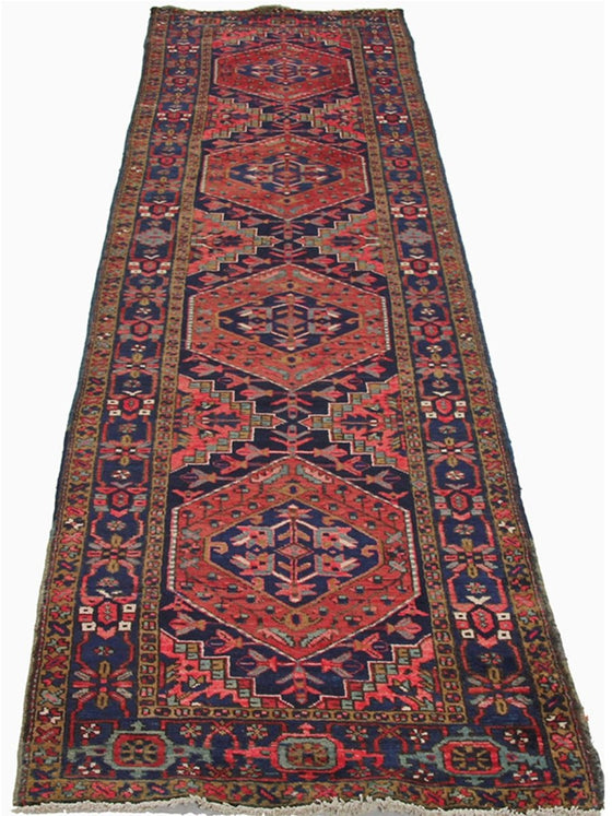 3x14 Old Persian Heriz Runner – 110311.