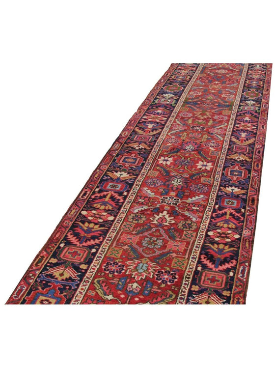 3x14 Old Persian Heriz Runner - 110542.