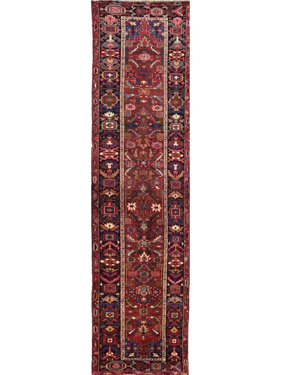 3x14 Old Persian Heriz Runner - 110542.