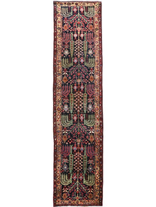  3x14 Old Persian Lilihan Area Rug - 110411.