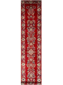  3x14 Old Persian Sarouk Runner - 107495.