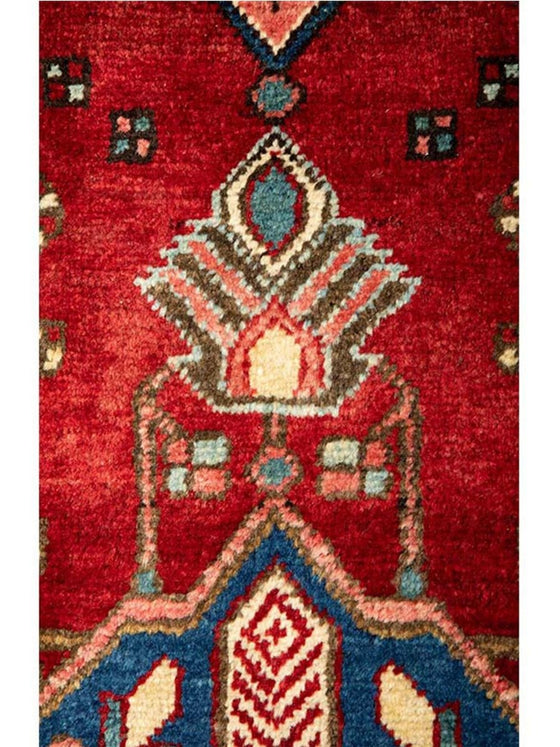 3x15 Old Persian Heriz Runner Rug  - 110777.