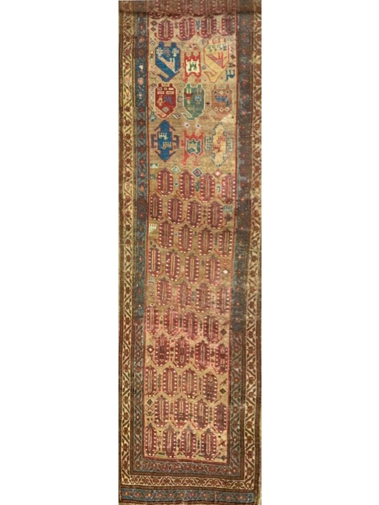 3x16 Antique Persian Kord Runner - 110359.