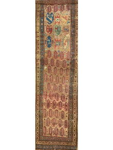  3x16 Antique Persian Kord Runner - 110359.
