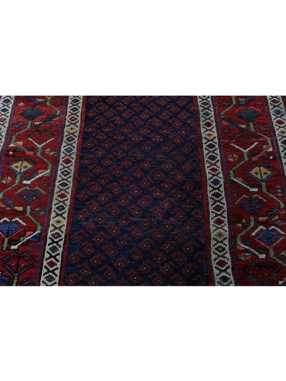 3x17 Antique Persian Kord Runner - 103328.