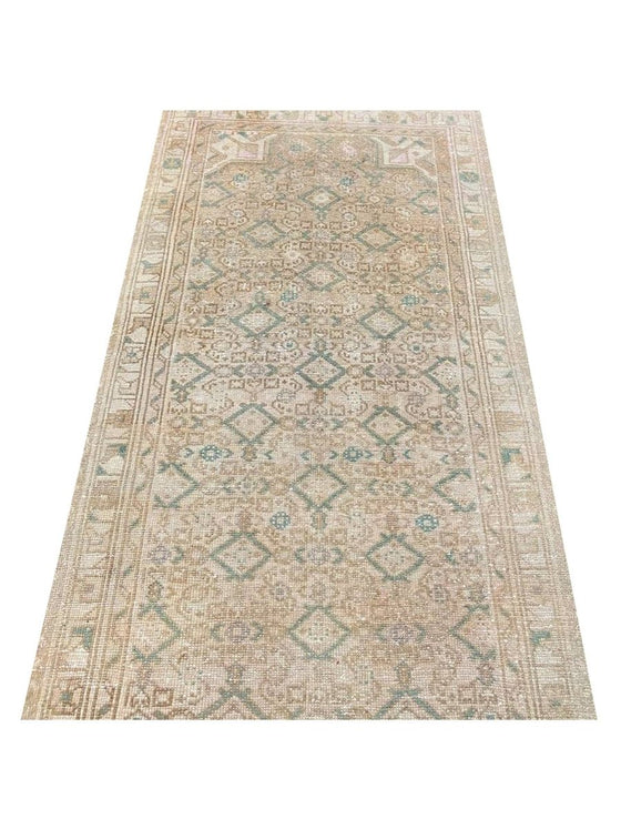 3x17 Old Persian Hamedan Runner Rug - 107425.