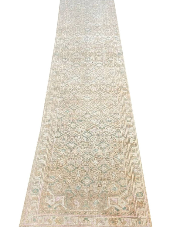 3x17 Old Persian Hamedan Runner Rug - 107425.