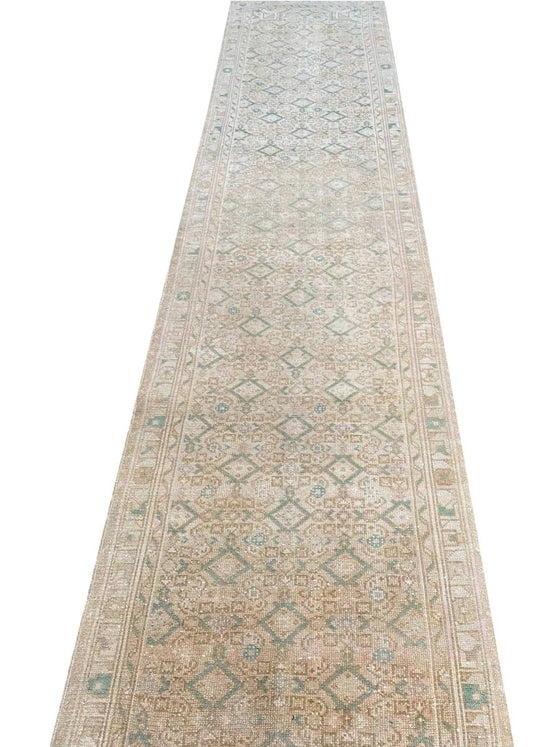 3x17 Old Persian Hamedan Runner Rug - 107425.