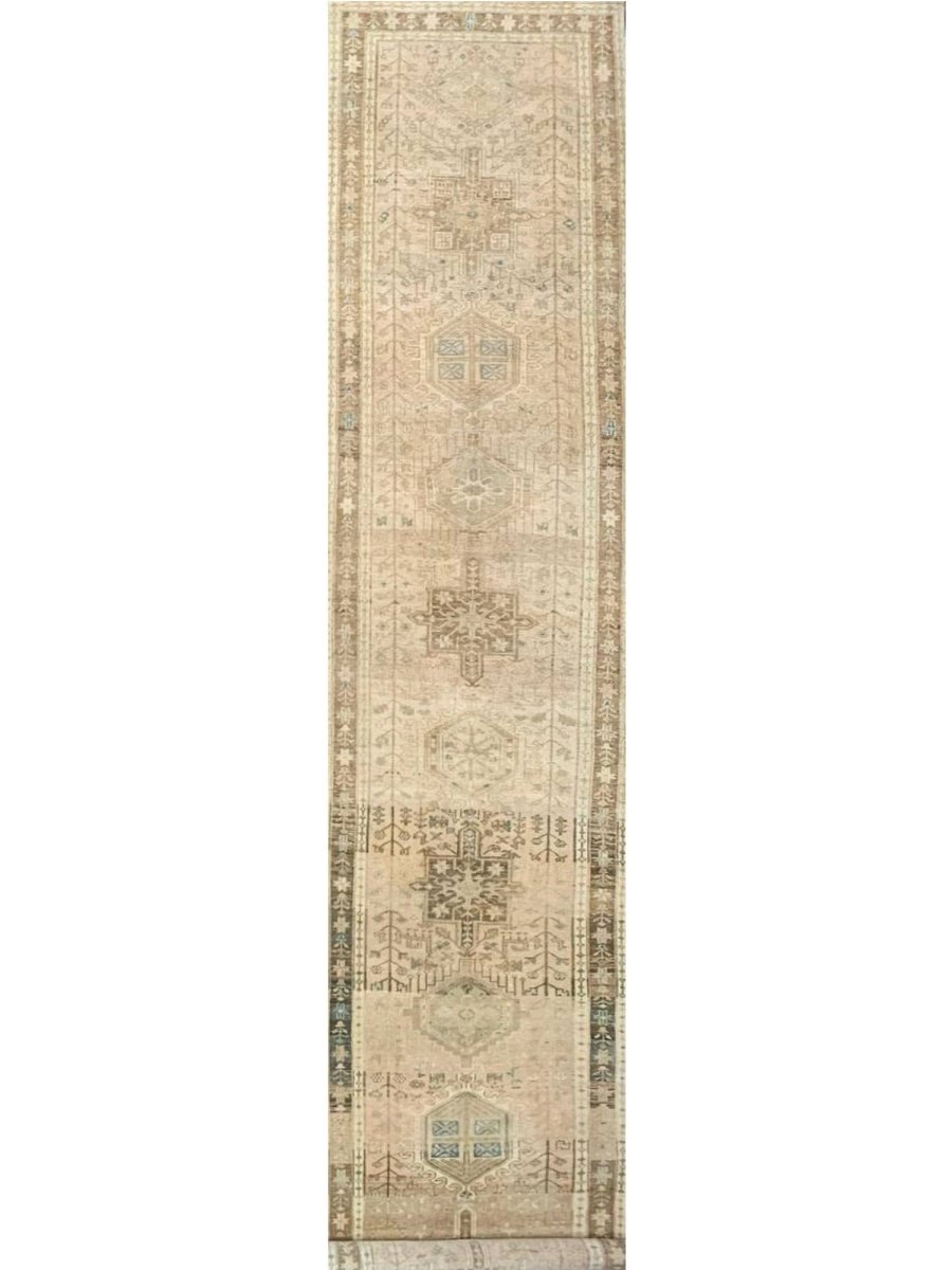 3x17 Old Persian Karajeh Runner Rug - 101551