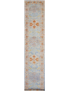  3x17 Turkish Oushak Runner Rug - 111147.