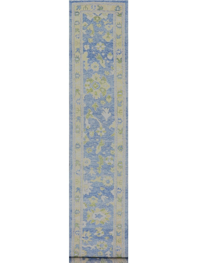 3x17 Turkish Oushak Runner Rug - 111148.