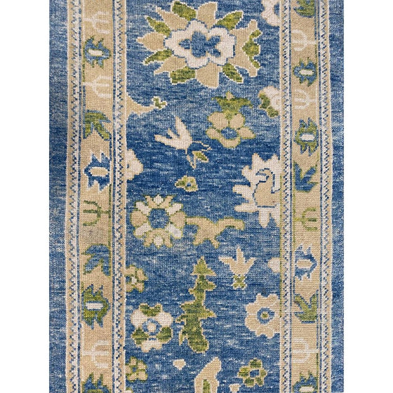 3x17 Turkish Oushak Runner Rug - 111148.