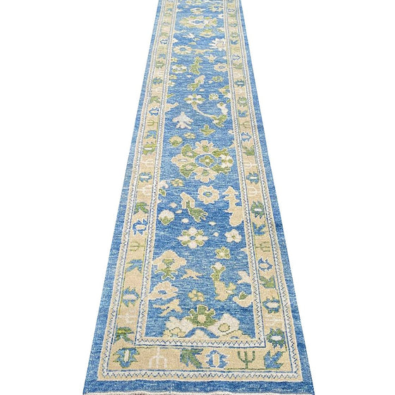 3x17 Turkish Oushak Runner Rug - 111148.