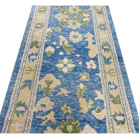 3x17 Turkish Oushak Runner Rug - 111148.