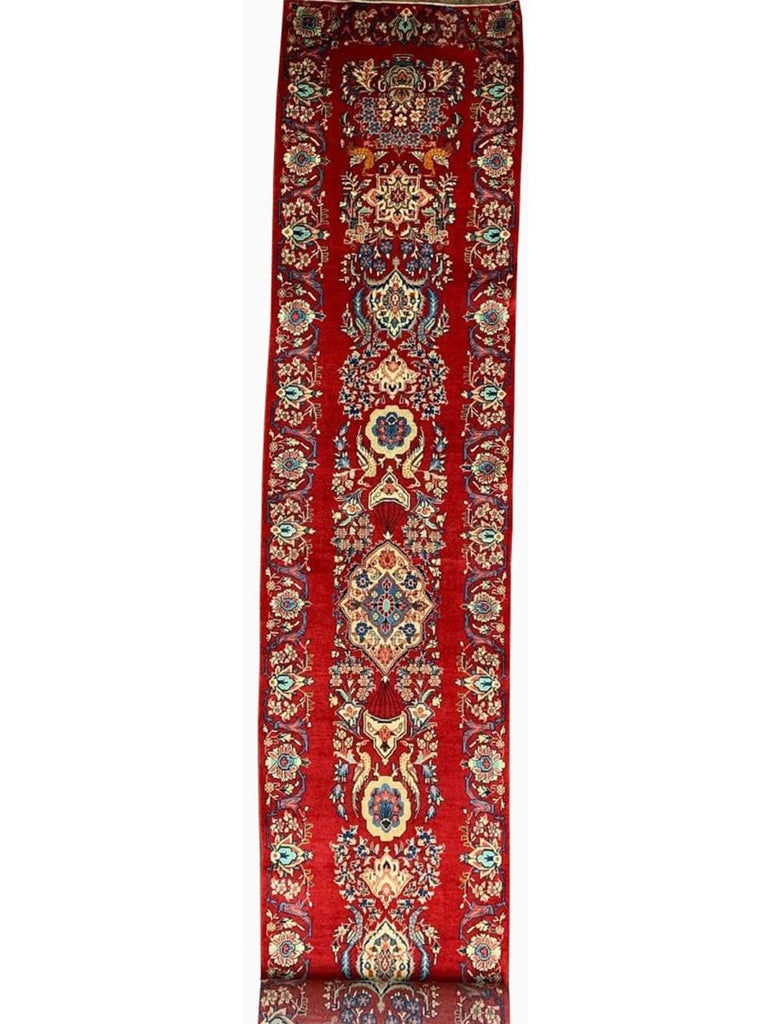 3x25 Old Persian Kashan Runner - 110955.