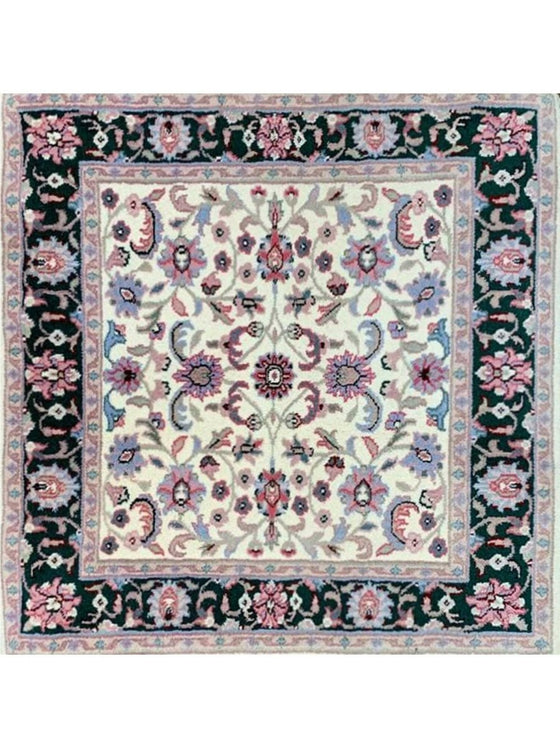 3x3 Persian Kashan Style Area Rug - 101750.