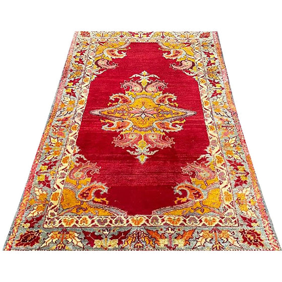 3x5 Antique Turkish Kirshahir Area Rug - 111202.