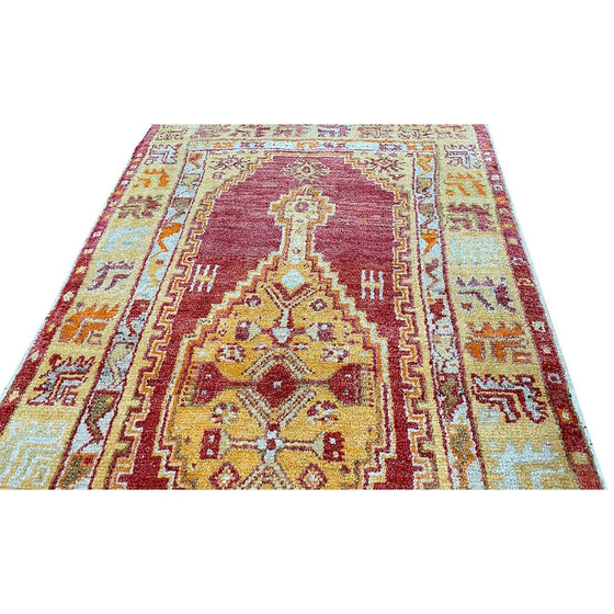 3x5 Antique Turkish Oushak Area Rug - 111201.