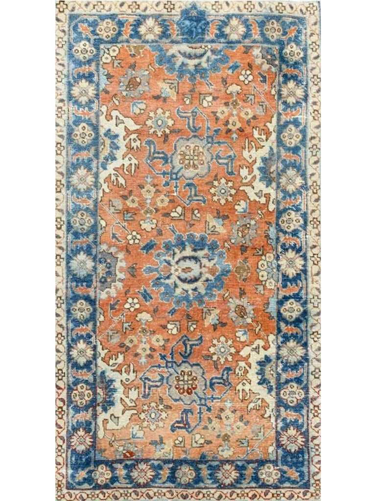 3x5 Old Persian Tabriz Area Rug - 107487.