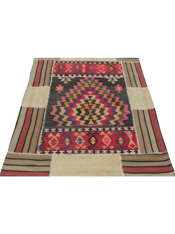 35 Patchwork Persian Area Rug - 109176.