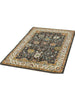 Persian Shiraz Area Rug - 3.4x4.9 - Black Ivory - 109813.