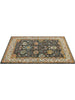 Persian Shiraz Area Rug - 3.4x4.9 - Black Ivory - 109813.