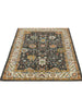 Persian Shiraz Area Rug - 3.4x4.9 - Black Ivory - 109813.