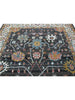 Persian Shiraz Area Rug - 3.4x4.9 - Black Ivory - 109813.