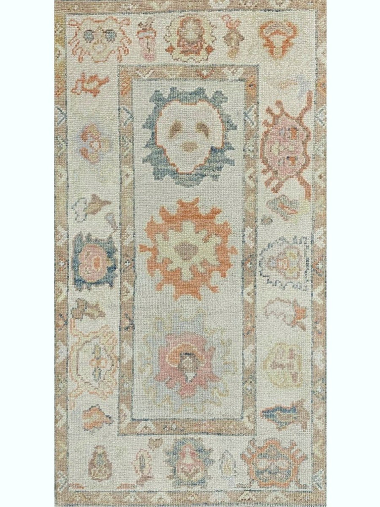 3x5 Turkish Oushak Area Rug - 110992.