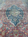 3x6 Antique Persian Tabriz Area Rug - 108533.