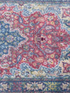 3x6 Antique Persian Tabriz Area Rug - 108534.