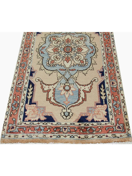 3x6 Old Persian Heriz Area Rug - 110563.