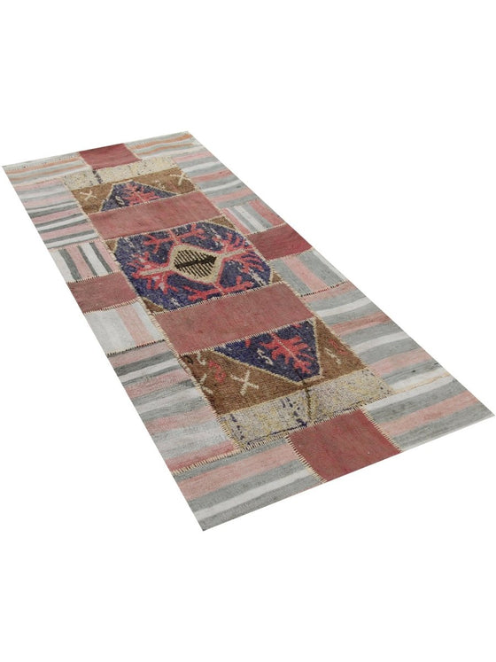 3x7 Patchwork Persian Runner - 109139.