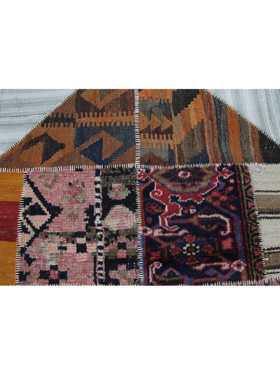 3x8 Patchwork Persian Runner - 109106.