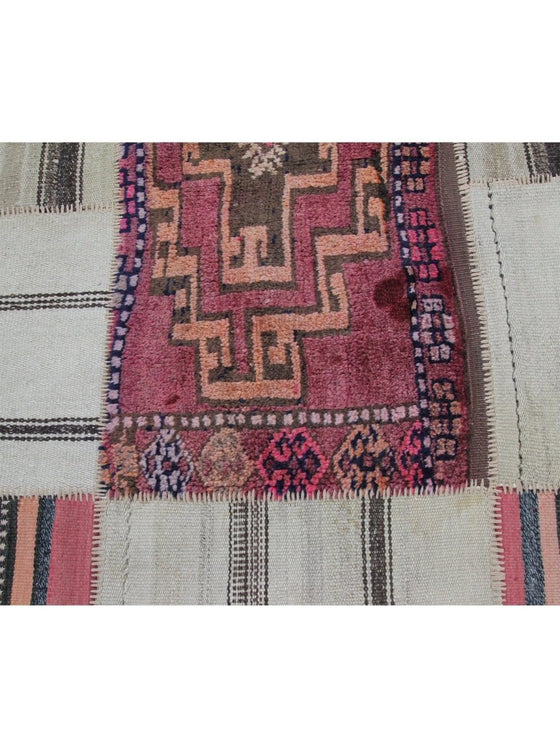 3x8 Patchwork Persian Runner - 109180.