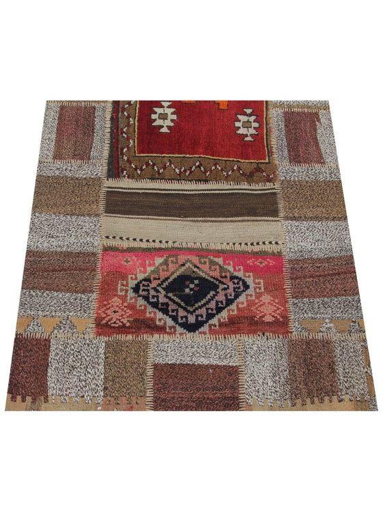 3x9 Patchwork Persian Runner - 109126.