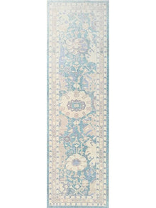  3x9 Turkish Oushak Runner Rug - 111230.