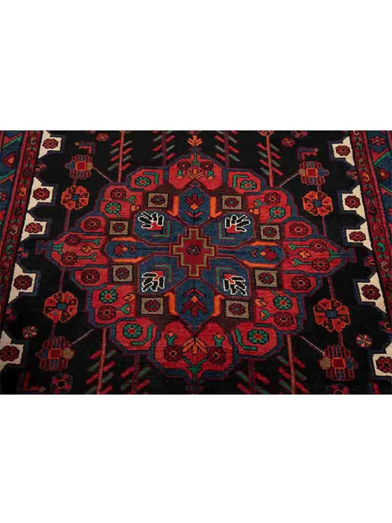 4'0 x 18'4 Old Persian Heriz Runner - 110758.